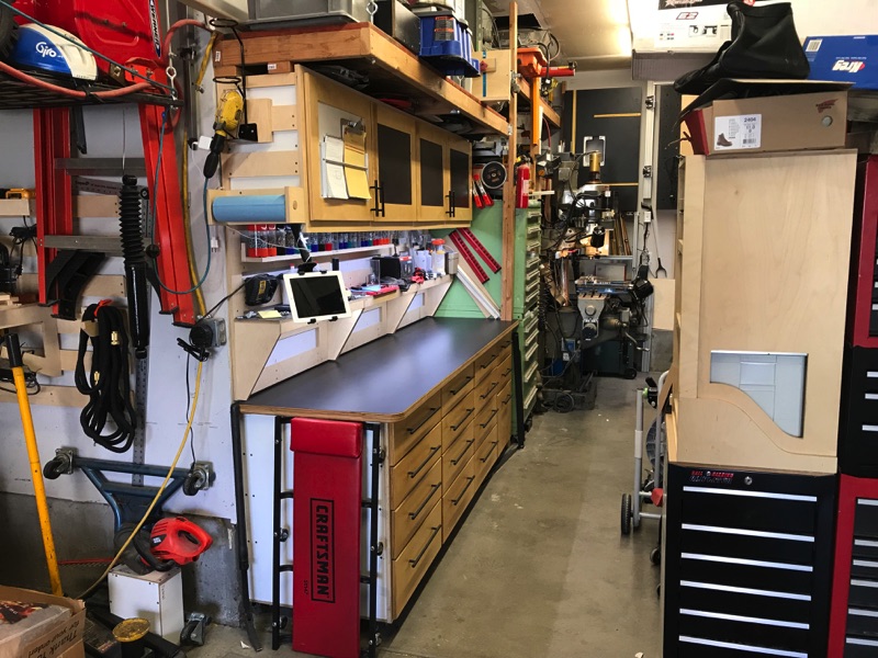 made a new workbench, and a shoe rack - The Garage Journal Board